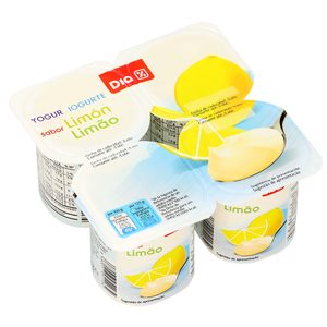 DIA yogur limón pack 4 unidades 125 gr