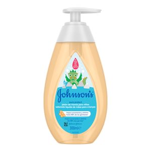 JOHNSON Baby jabón líquido de manos pure protect para niños dosificador 300 ml