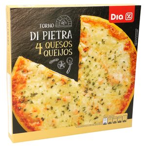 DIA pizza 4 quesos caja 400 gr