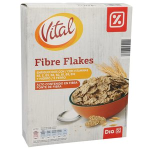 DIA VITAL cereales fibra flakes caja 375 gr