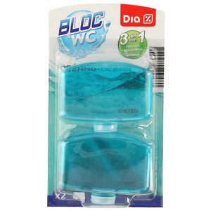 DIA block wc líquido aroma ocean recambio 2 uds