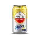 AMSTEL cerveza radler con limón lata 33 cl