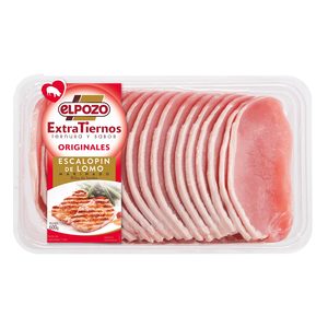 ELPOZO escalopín de lomo de cerdo marinado extratierno bandeja 600 gr