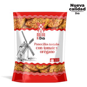 EL MOLINO DE DIA panecillos tostados con tomate y orégano bolsa 160 gr