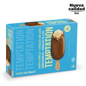 DIA TEMPTATION helado bombón classic caja 4 uds 336 gr