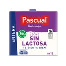 PASCUAL leche entera sin lactosa envase 1 lt PACK 6