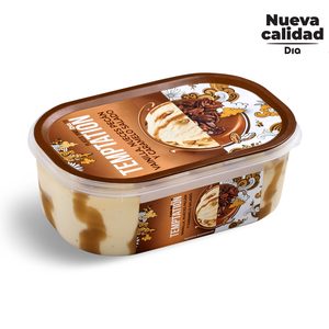 DIA TEMPTATION helado de vainilla con nueces y caramelo barqueta 525 gr