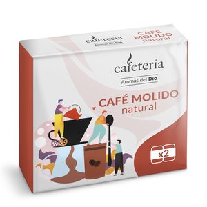 DIA CAFETERÍA café molido natural paquete 2 x 250 gr 