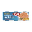 DANI salmón al natural pack 3 latas de 55 gr
