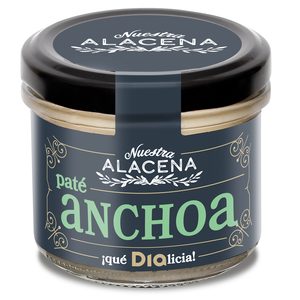 DIA NUESTRA ALACENA paté de anchoa frasco 110 gr