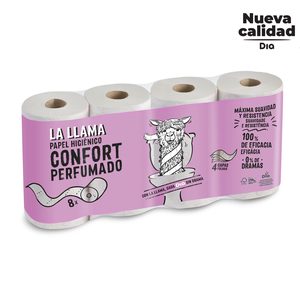 DIA LA LLAMA papel higiénico perfumado 4 capas paquete 8 uds