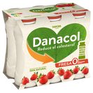 DANONE DANACOL yogur líquido fresa pack 6 unidades 100 g