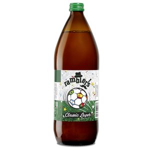 DIA RAMBLERS cerveza clásica lager MUNDIAL botella 1 lt