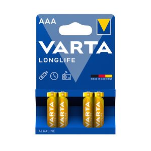 VARTA pila alcalina  AAA (LR3) blister 4 unidades