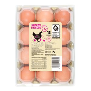 Huevos frescos categoría A clase L estuche 12 uds