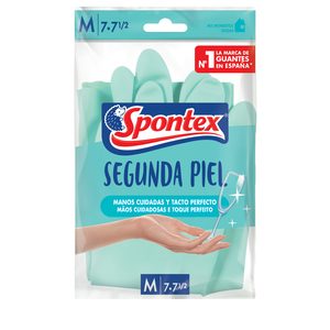 SPONTEX guantes segunda piel talla mediana bolsa 2 uds